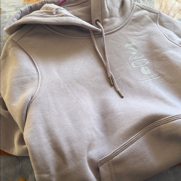 Carhartt women’s Lavender/ Mauve Hoodie NWT size small - Picture 5 of 9